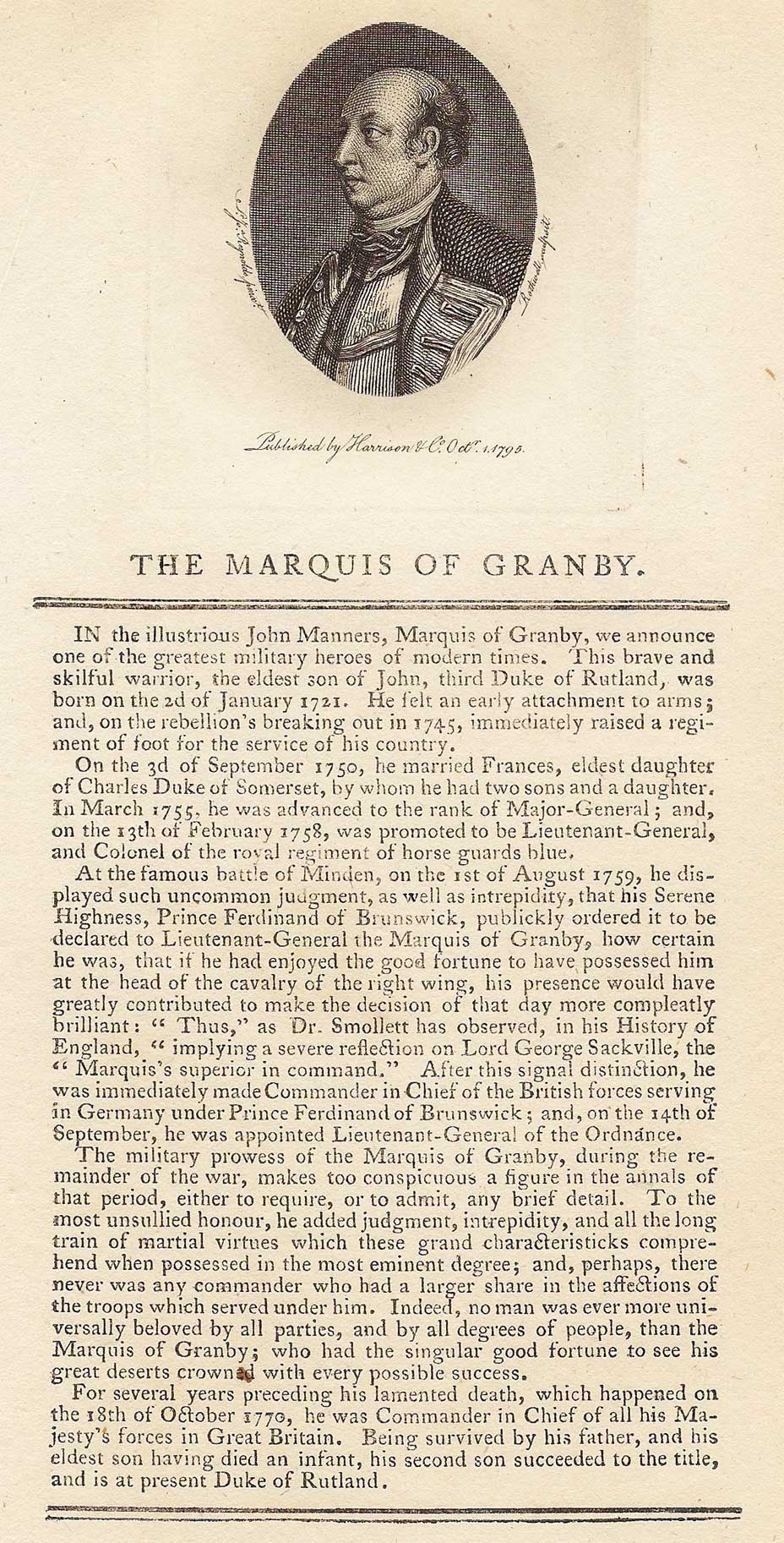 Marquis of Granby